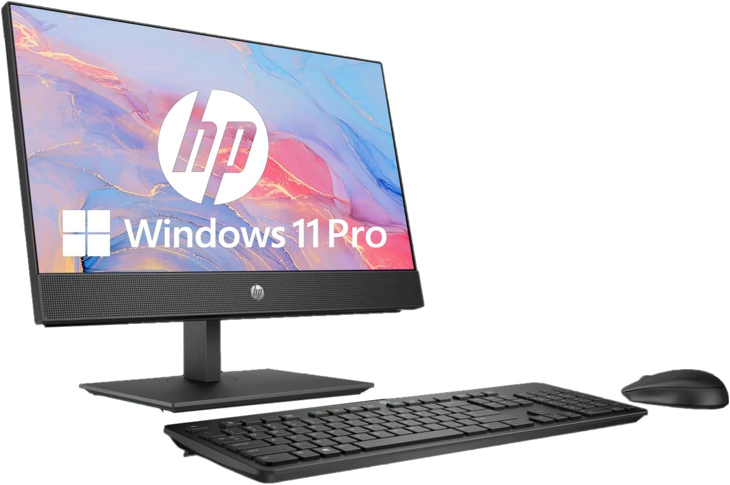 HP ProOne 600 G4 All-in-One PC 21.5″ FHD Desktop Computer, Intel Core i5-8500T up to 3.5GHz, 8GB RAM, 256GB SSD, Keyboard & Mouse, USB WiFi & BT, Type-C, Windows 11 Pro (Renewed)