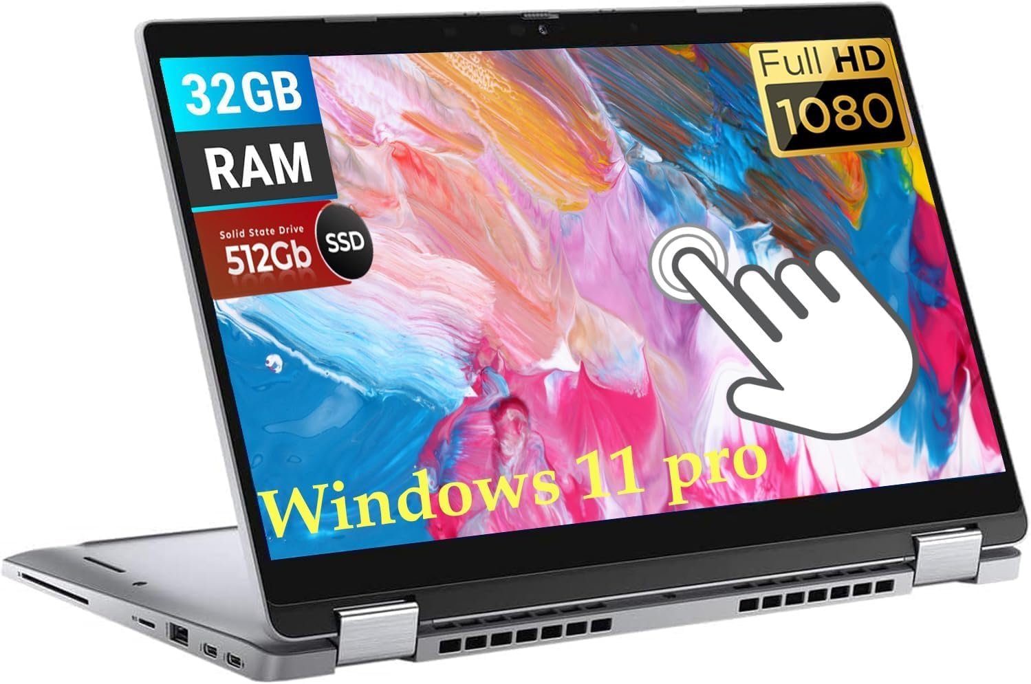 Dell Latitude 5320 2 in 1 13.3 FHD I7 1185g7 32GB 512GB WIN11 Pro, Renewed | 13.3 FHD 2-in-1 Touchscreen, Intel I7-1185g7, 32GB RAM, 512GB SSD, Backlit Keyboard, Windows 11 Pro