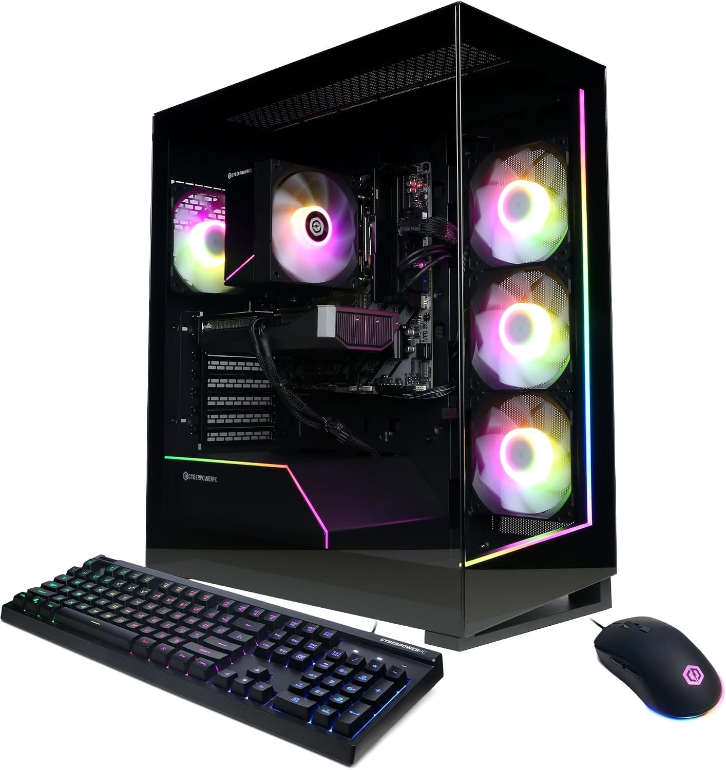 CyberPowerPC Gaming PC, AMD Ryzen 7 8700F, GeForce RTX 5060 Ti 8GB | Gamer Master, 16GB DDR5, 1TB PCIe 4.0 SSD, WiFi Ready & Windows 11 Home (GMA2900A3)