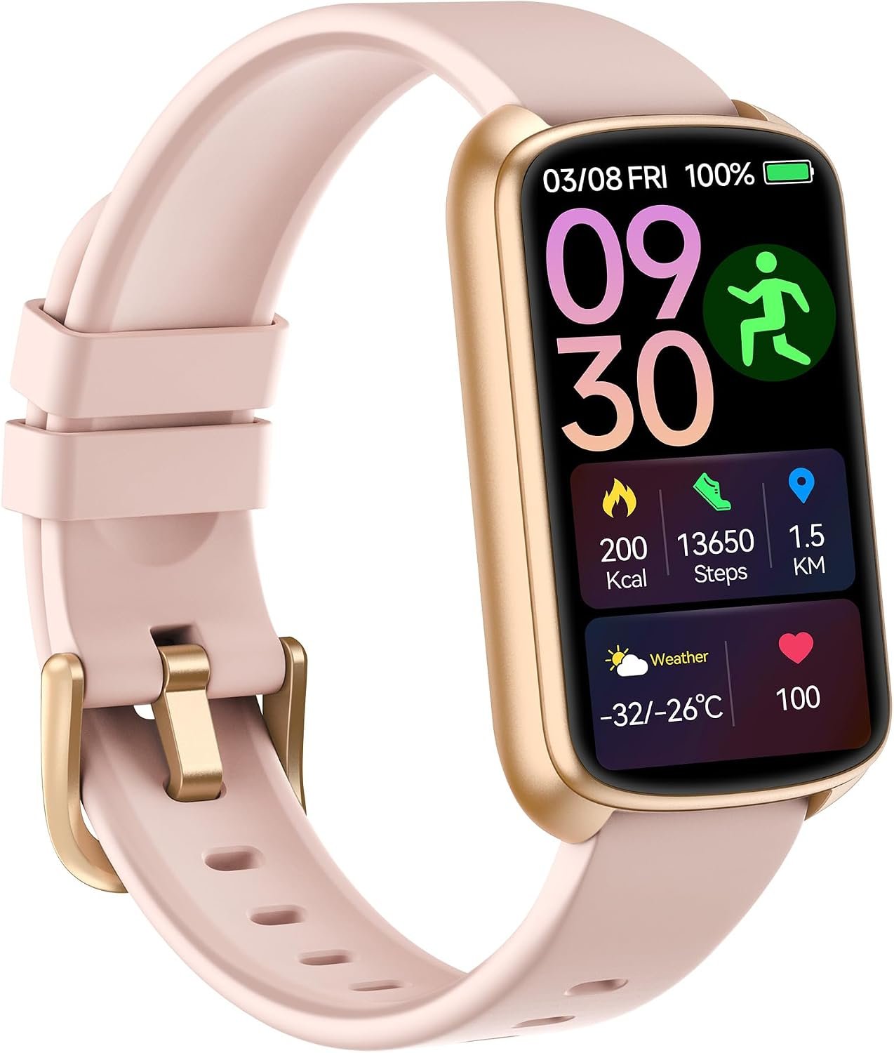 Fitness Tracker, Smart Band Gray D26B