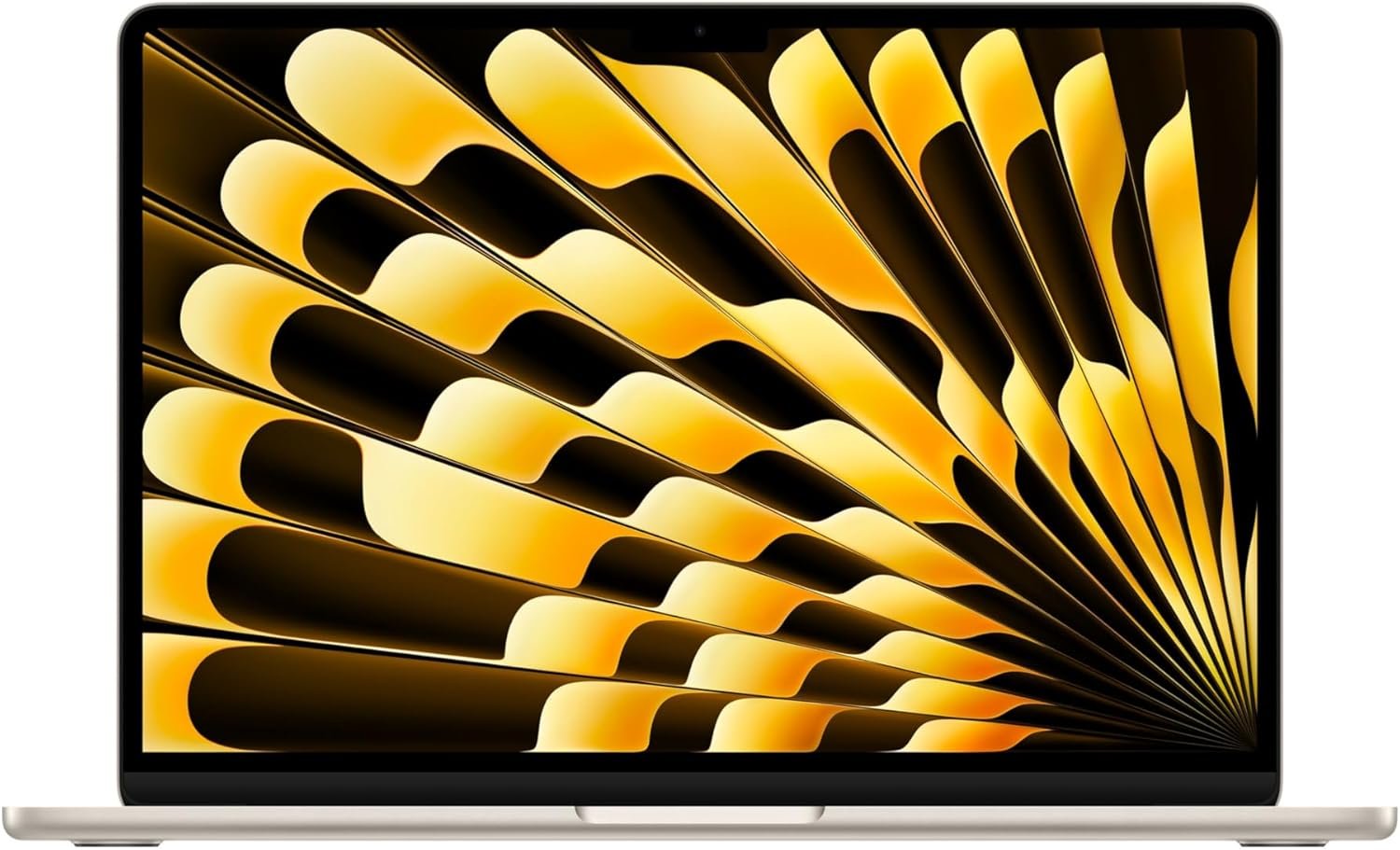 Apple 2026 MacBook Air 13-inch Laptop with M5 chip: Built for AI, 13.6-inch Liquid Retina Display, 16GB Unified Memory, 1TB SSD, 12MP Center Stage Camera, Touch ID, Wi-Fi 7; Starlight