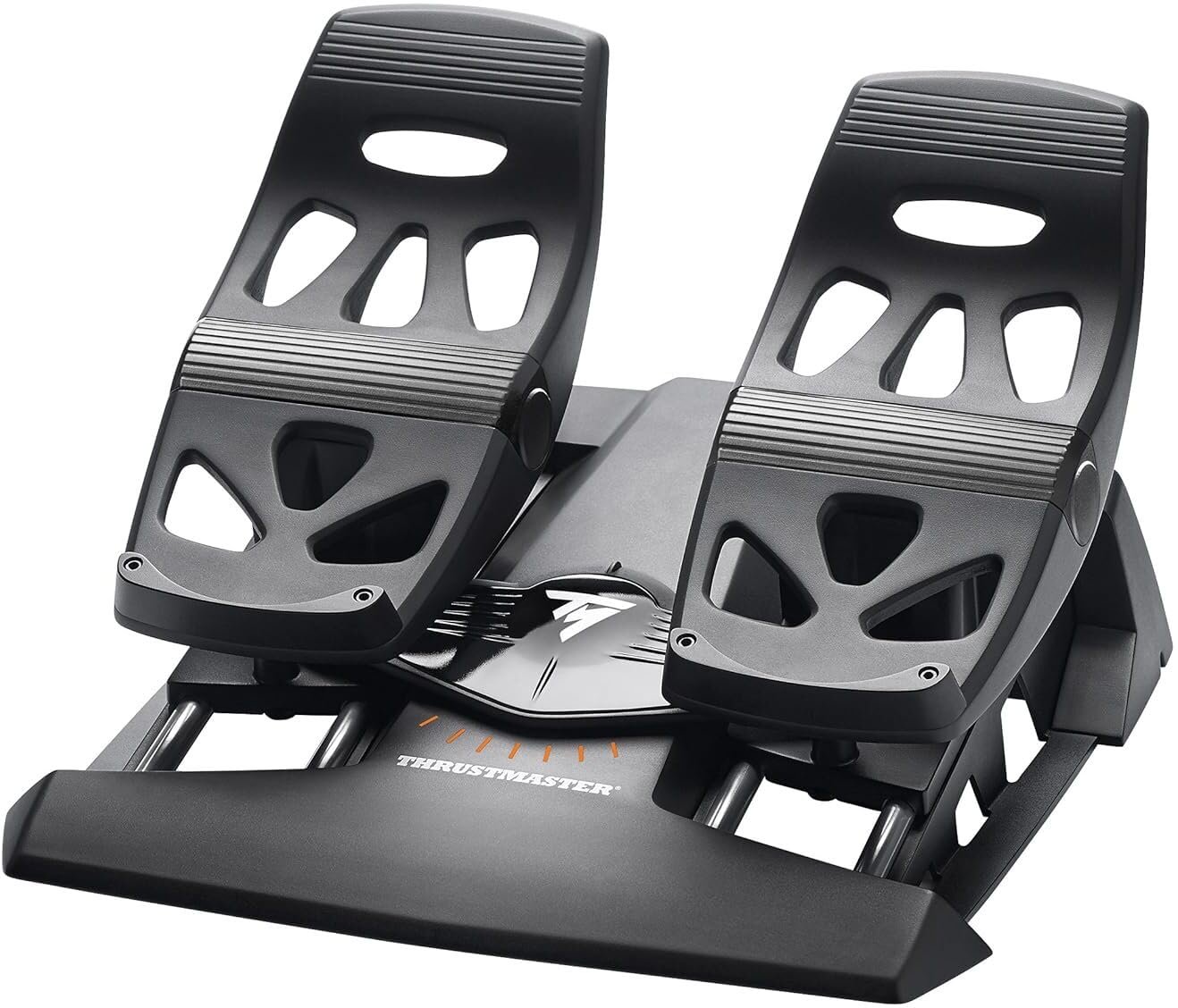 Thrustmaster TFRP Precision Flight Sim Rudder Pedals – PS5, XBOX & PC | self-centering axis, long travel, aluminum rails, differential breaking, for all types of flight, adjustable resistance