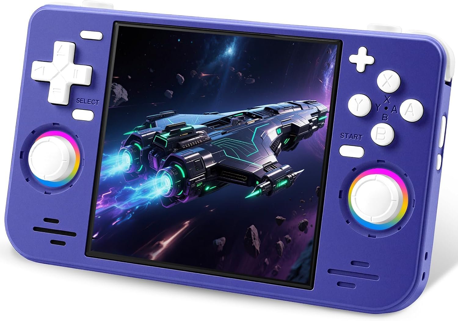 RF40H Handheld Game Console, 4.0″ Retro Gaming Console Preloaded 20,000+ Classic Games, Open Source Linux System, Support WiFi Online Play, Portable Pocket Hand Held Video Game (Purple)