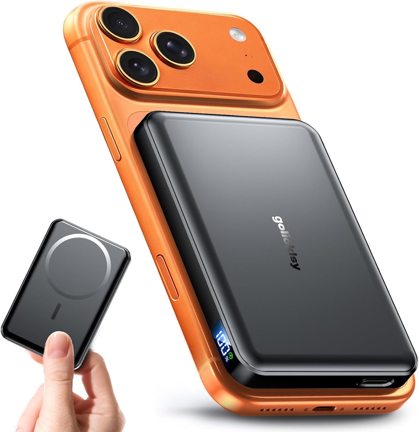 for Magsafe Portable Charger, Power Bank, 10000mAh Wireless Magnetic with Type-C 20W PD Fast Charging, LED Display for Magsafe Battery Pack,Wireless Portable Charger for iPhone 17/16/15/14 all Series