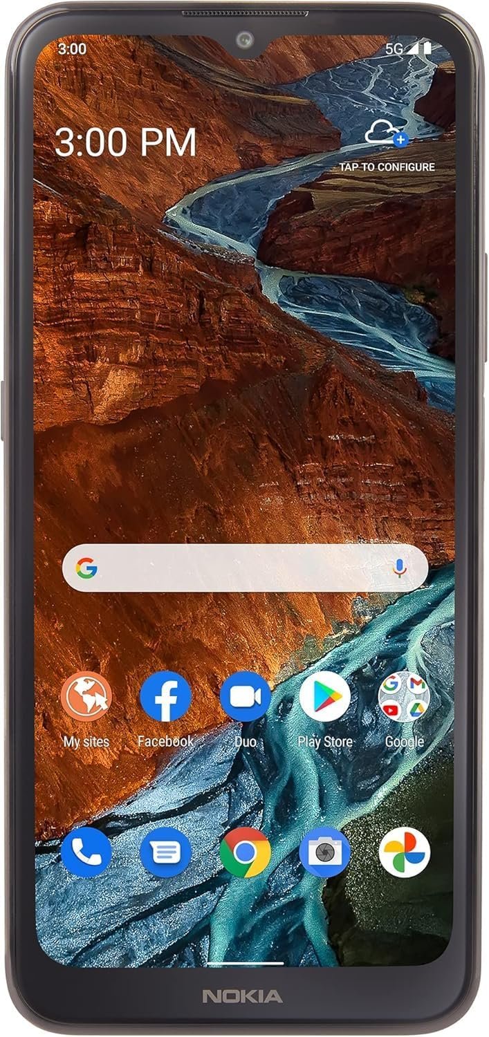 Nokia G300 5G 64GB Storage 4GB RAM 6.52” HD+ Display Unlocked Smartphone Space Gray (Renewed)
