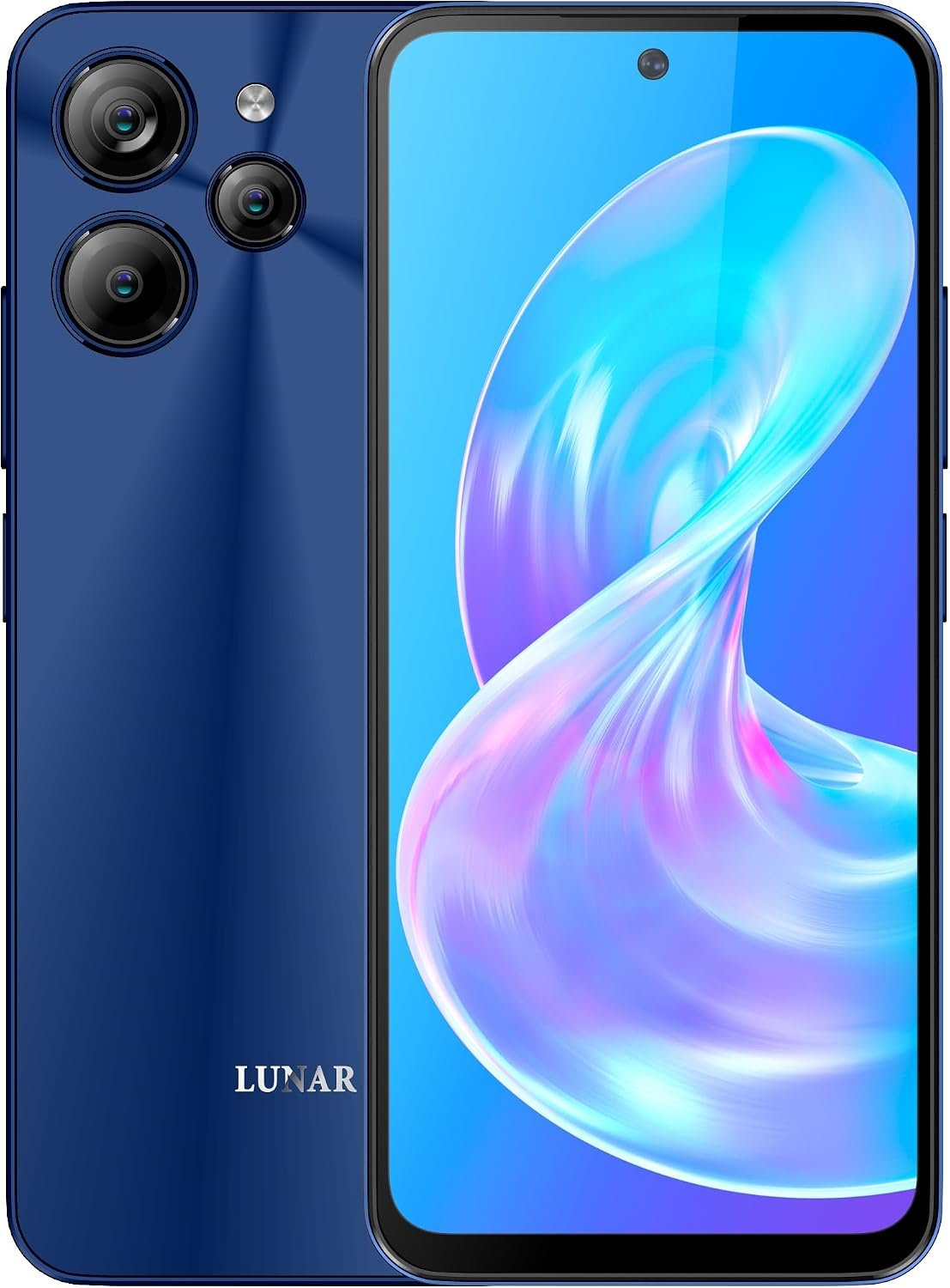 LUNAR Eclipse L1 5G Unlocked Phone, 6.79″ 5000mAh 128GB, Android 14 | 50MP Camera | 18W Fast Charging | AT&T/T-Mobile/Cricket & More Compatible | Not Verizon | No NFC