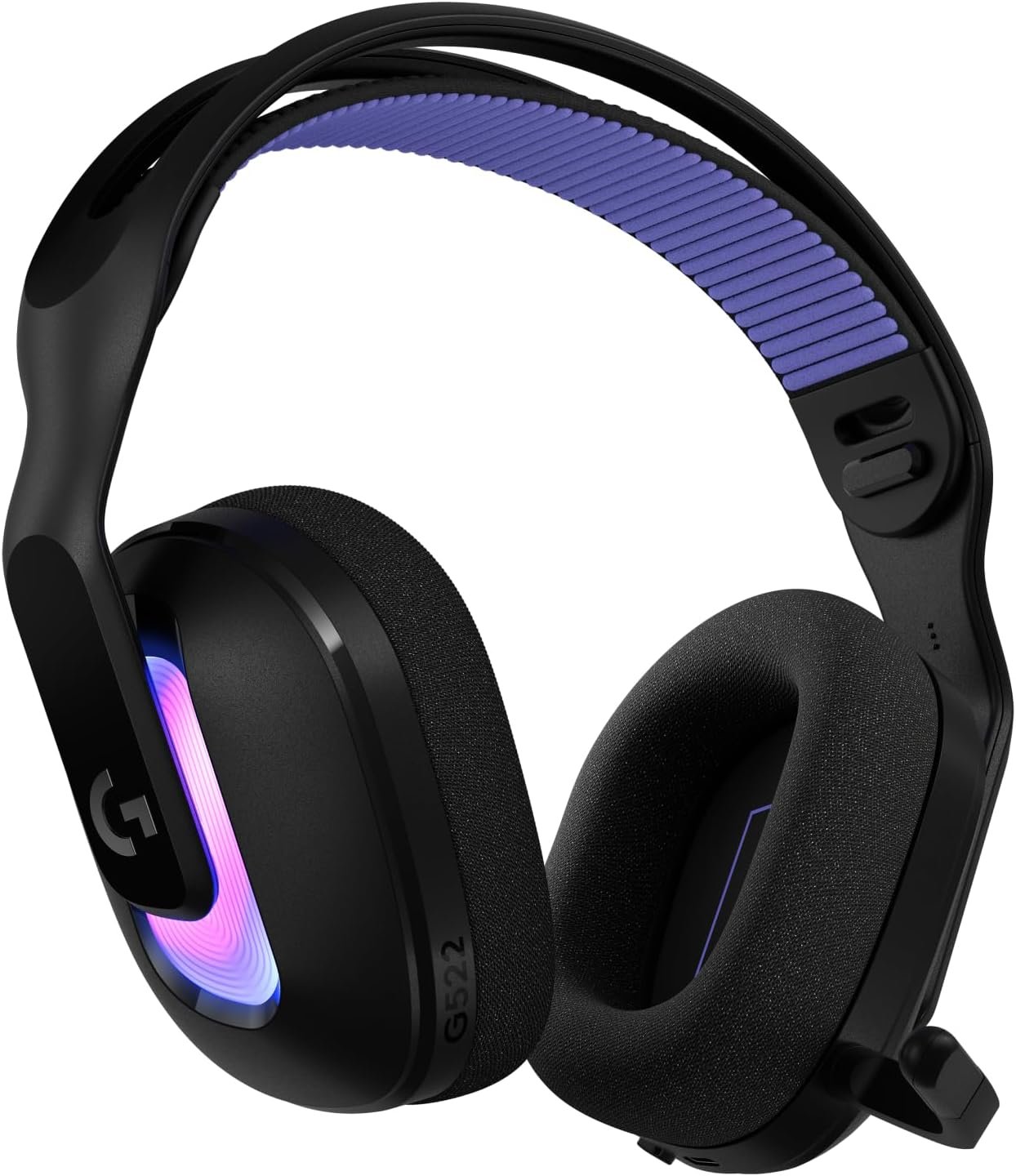 Logitech G522 Lightspeed Wireless Gaming Headset – Black | For PC, 2.4 GHz, Bluetooth & USB-C ,