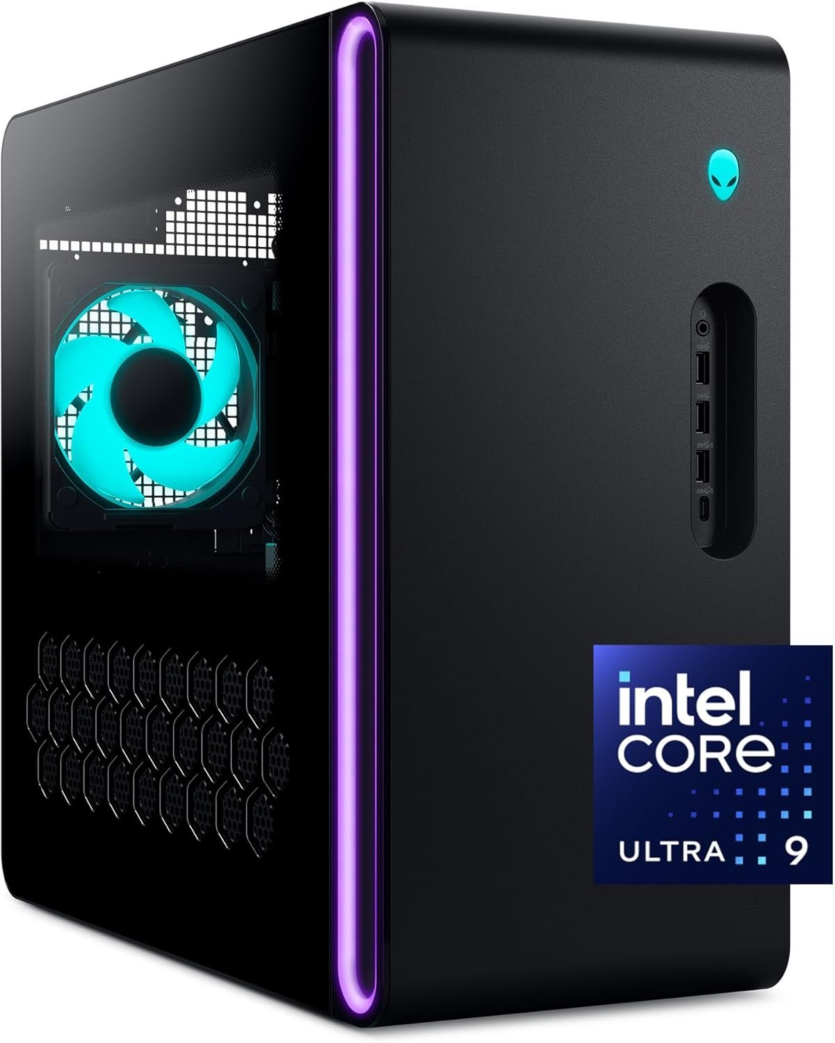 Alienware Aurora Gaming Desktop, RTX 5080, Intel Core Ultra 9 285 | 1TB SSD, 32GB DDR5 RAM, 2.5Gb Ethernet, Wi‑Fi 7, Windows 11 Home, Wired Keyboard, ACT1250