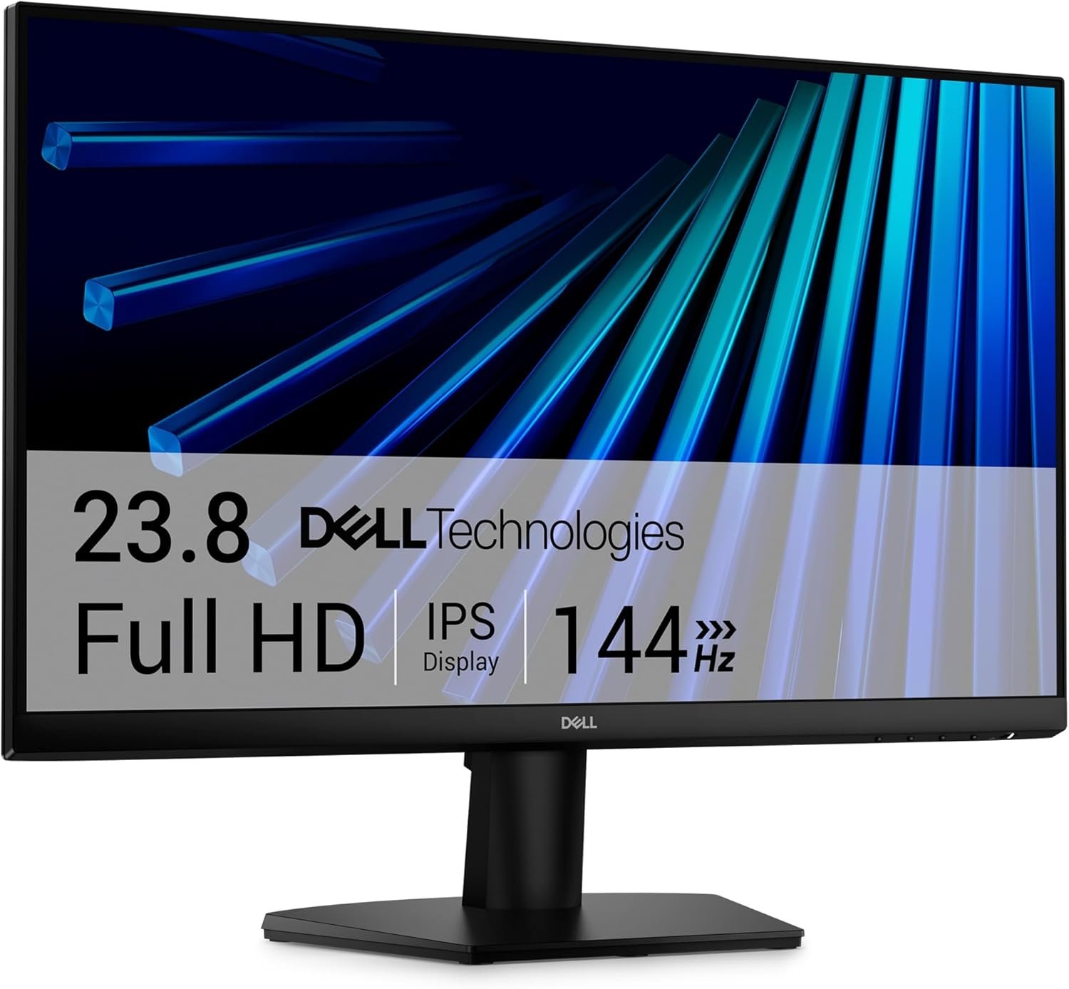 Dell 24 Monitor – SE2426H – 23.8-inch FHD (1920×1080) 144Hz 1ms Display, in-Plane Switching (IPS) Technology, AMD FreeSync™, TÜV 3-Star 2X HDMI, Tilt