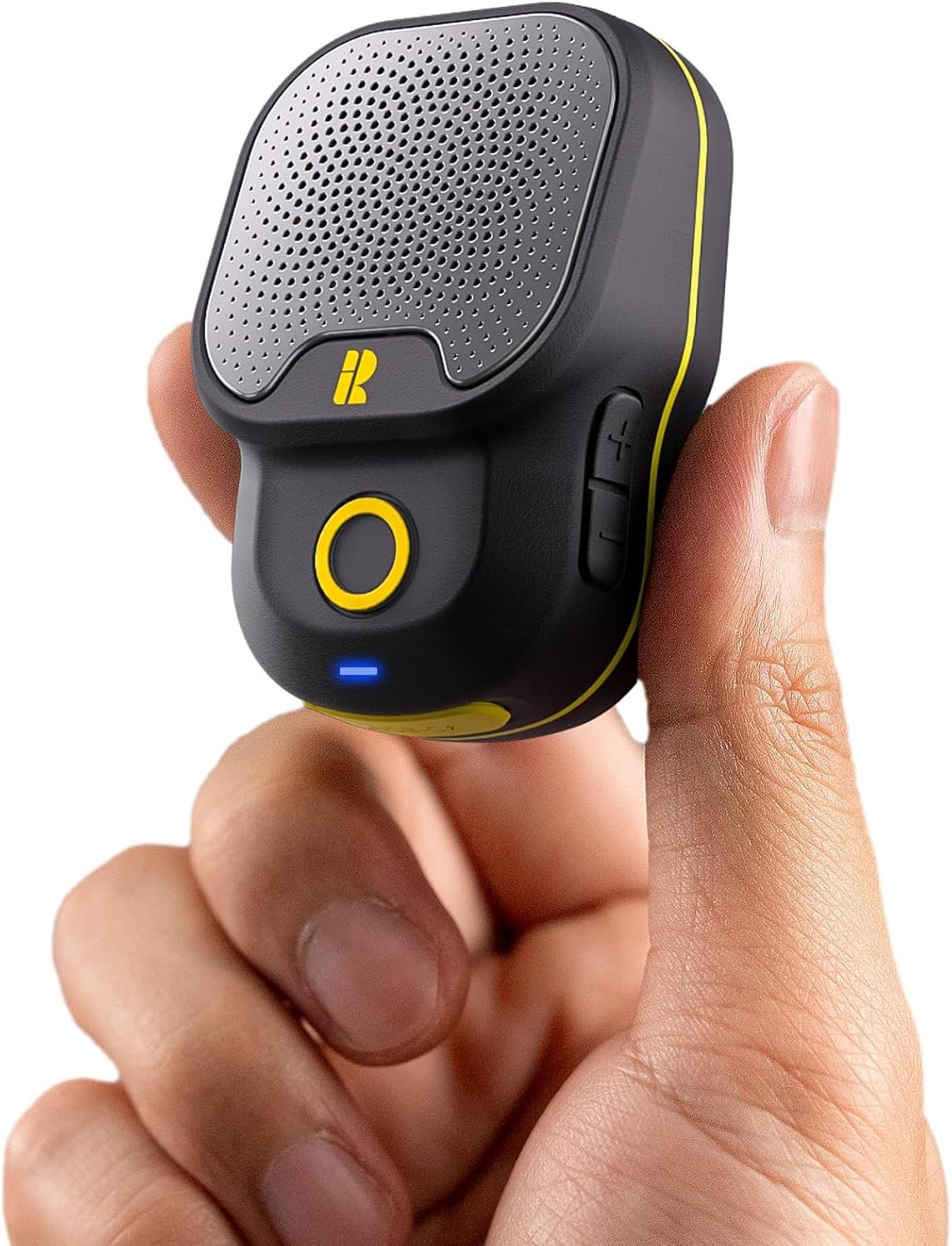 Rythflo Wearable Bluetooth 5.3 Speaker, 30H Battery, IPX7 Waterproof | Clip-On Design, TWS Pairing, Built-In ENC Mic, Hands-Free Music & Calls, Jobsite Use, Portable Wireless Speaker