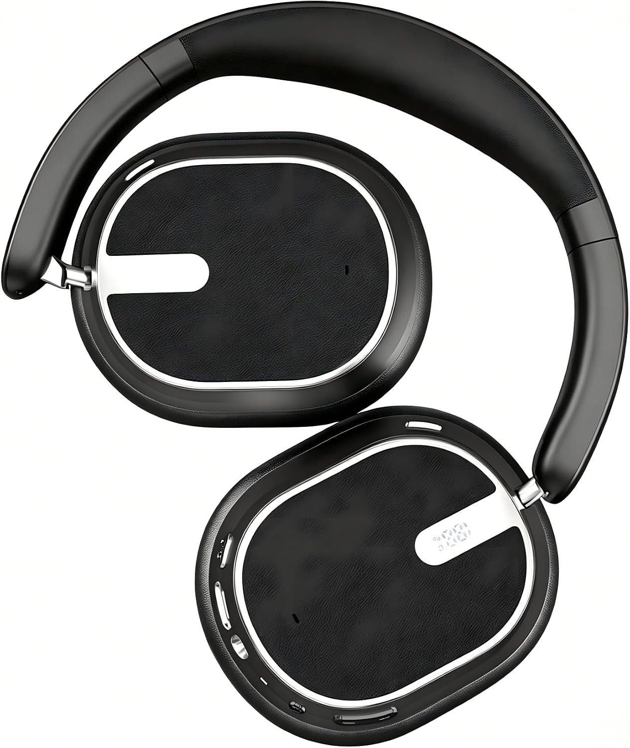 Over Ear Wireless Headphones with 120H Playtime, Hi-Res Audio, Deep Bass, Memory Foam Ear Cups
