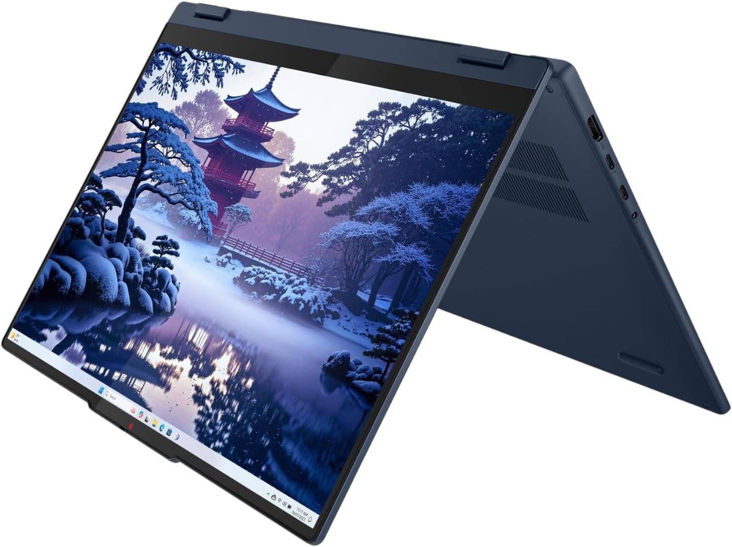 Lenovo IdeaPad 5i 16″ 2-in-1 Touchscreen Laptop, Intel Core Ultra 7 Processor 255U, WUXGA (1920 x 1200), Windows 11 Home, 32GB RAM, 1TB SSD, Digital Pen Included – 83KS001BUS