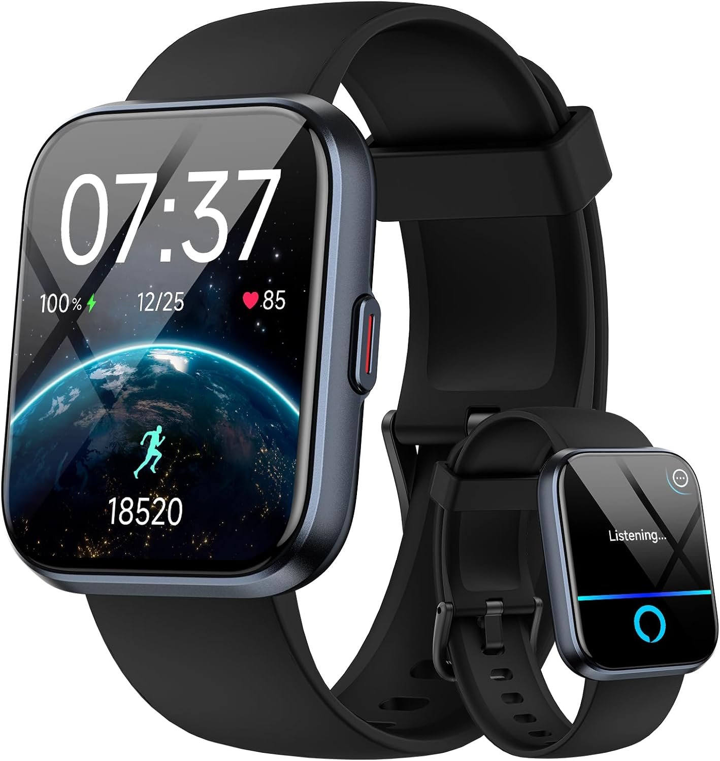Smart Watch for Men Women, 1.85″ HD Smartwatch for iPhone/Samsung/Android (Answer/Make), Fitness Tracker with Heart Rate/Sleep/SpO2 Monitor, Smart Watches 3ATM Waterproof 120+ Sport Modes, Alexa