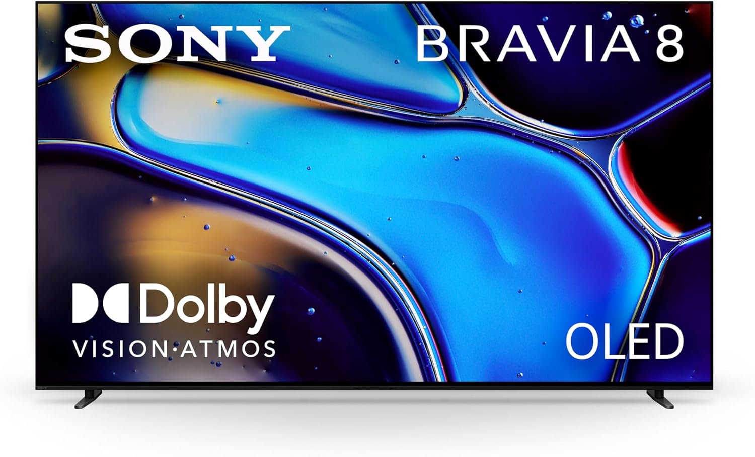 Sony 65 Inch BRAVIA 8 OLED 4K HDR Smart Google TV (K-65XR80) | XR Processor with AI Technology, Dolby Vision/Atmos, Exclusive Features for PlayStation®5, 4K movie credits included