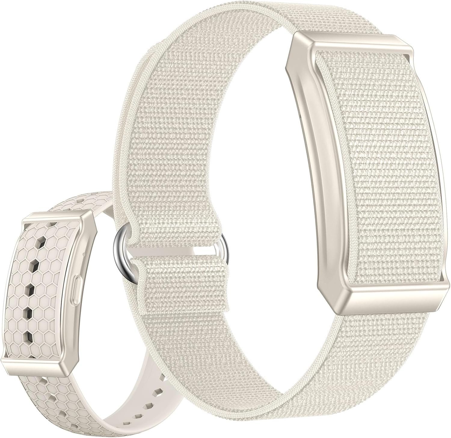 Smart Bracelet for Women and Men with 2 Bands, Screenless Fitness Tracker No Screen Lightweight for 100+ Sports IP68 Waterproof Wearable Activity Wristband Heart Rate Sleep Monitor