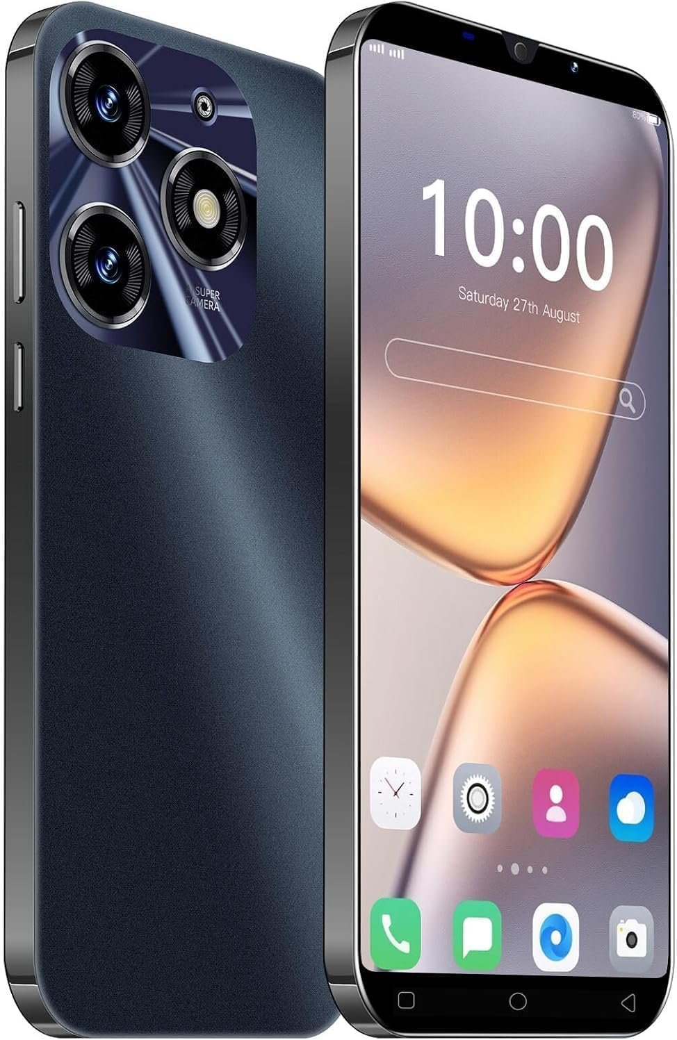 Unlocked Cell Phone, Android 13 Mobile Phones 5.53inch HD Screen, Dual SIM, 2+16G ROM/SD to 128GB, Dual Camera/2750mAh Big Battery Smart Phone