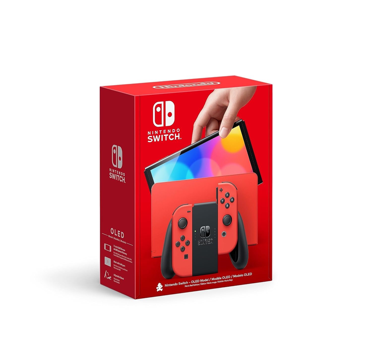 Nintendo Switch OLED Model Mario Red Edition (Renewed)