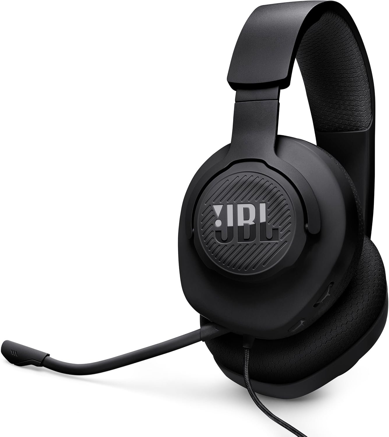 JBL Quantum 100M2 Wired Gaming Headset, Detachable Mic – Black | Memory Foam Ear Cushions And 3.5 Mm Jack Work With PC, PlayStation, Xbox, Nintendo Switch For Immersive PC Gaming Sessions