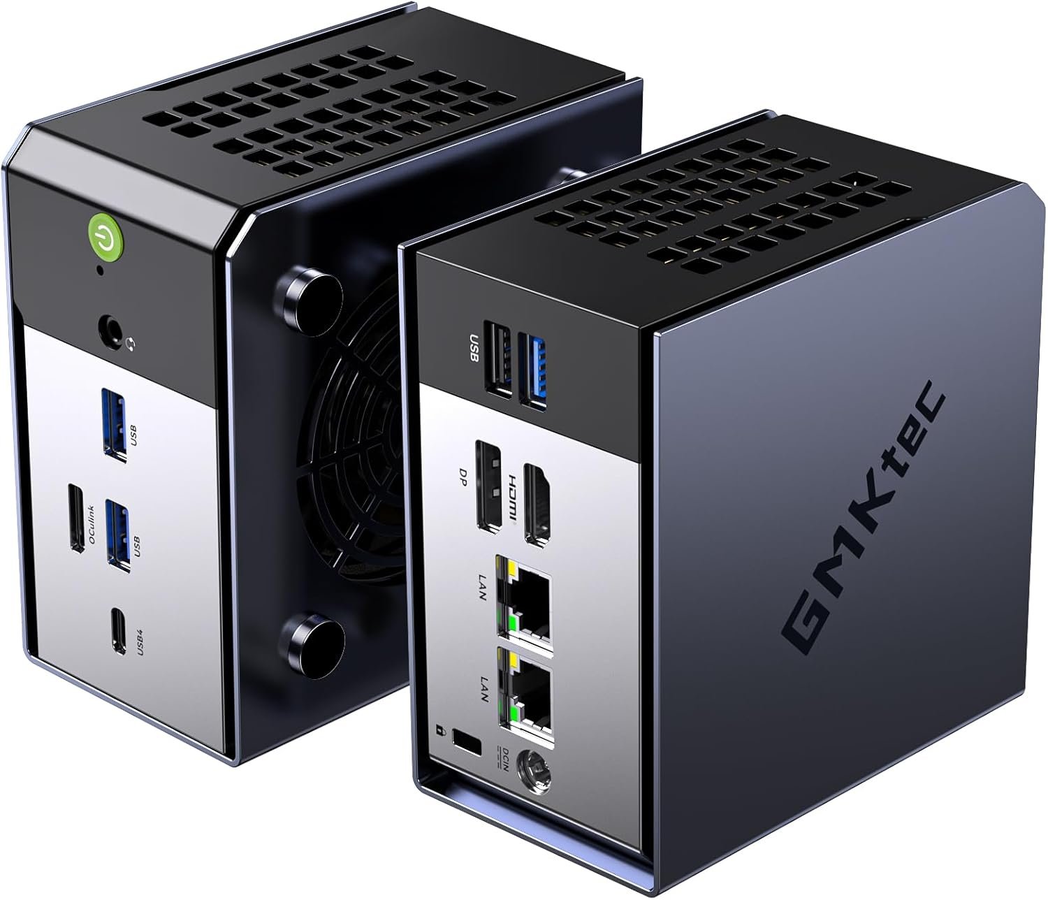 GMKtec K16 Gaming Mini PC AMD Ryzen 7 7735HS (8C/16T 4.75GHz) 32 GB LPDDR5 RAM +512GB Hard Drive SSD, Dual NIC LAN 2.5GbE, Oculink, USB4, HDMI, USB-C