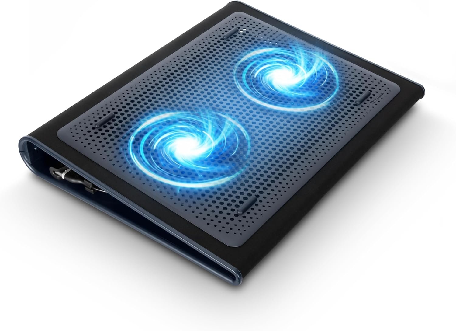 Targus 17 Inch Dual Fan Lap Chill Mat – Soft Neoprene Laptop Cooling Pad for Heat Protection, Fits Most 17″ Laptops and Smaller – USB-A Connected Dual Fans for Heat Dispersion (AWE55US)