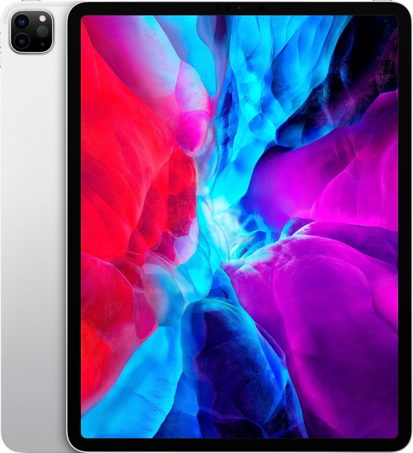 Apple iPad Pro (4th Generation, 12.9-inch, 2020), 256GB, Wi-Fi, Silver (Renewed)